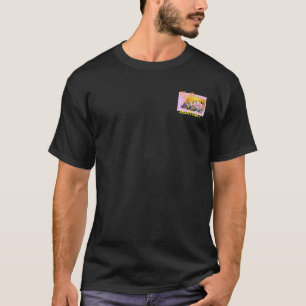 Glass Peony T-shirt with Japanese KANJI ~芍薬~ Tシャツ
