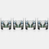 Glass Set with peacock Elegance ウイスキーグラス (左)