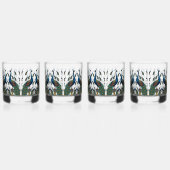 Glass Set with peacock Elegance ウイスキーグラス (右)