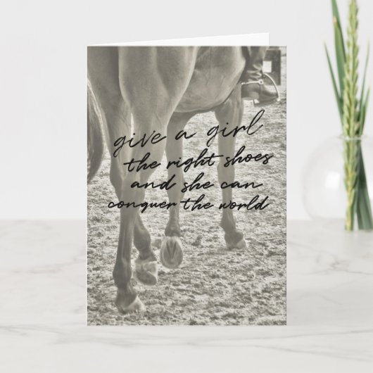 GLASS SLIPPER Greeting Card サンキューカード (正面)