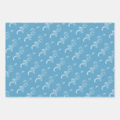 Glass Snowball Winter Villageクリスマス2の写真 ラッピングペーパーシート (正面2)