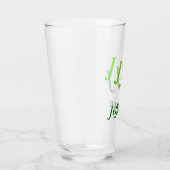 Glass Tumbler - Greeの名前を持つステップイニシャル タンブラーグラス (右)