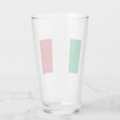 Glass Tumbler Italy Flag 16 onz タンブラーグラス (裏面)