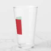 Glass Tumbler Italy Flag 16 onz タンブラーグラス (左)