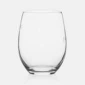 Glass Tumbler with Grabovoi Code | Money Magnet |  ステムなしワイングラス (左)