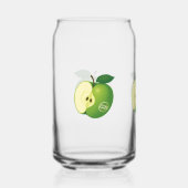 Glass with apple ガラス缶 (正面)