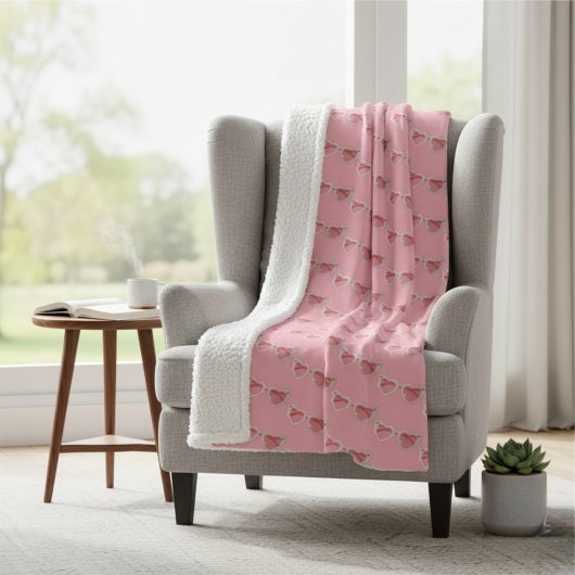 Glasses シェルパブランケット