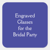 Glasses スクエアシール (正面)