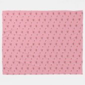 Glasses フリースブランケット (正面(横))