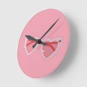 Glasses ラウンド壁時計 (傾斜)