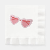 Glasses 縁ありランチョンナプキン (正面)