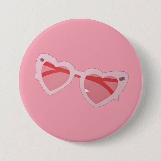 Glasses 缶バッジ (正面)