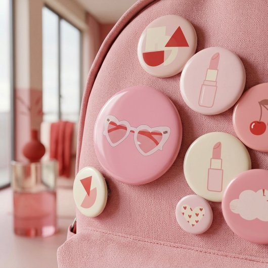 Glasses 缶バッジ