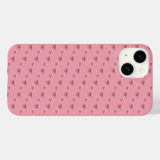 Glasses Case-Mate iPhoneケース (裏面 (横))