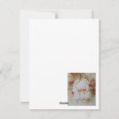 Glasses of sparkling wine under a floral arch  シーズンカード (裏面)