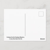 Glasshouse Mountains, Queensland,オーストラリア ポストカード (裏面)