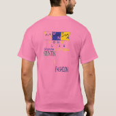 GLASSSNAWSTUNTAS（白） Tシャツ (裏面)