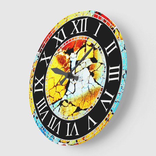 Glassworks Round Wall Clock ラージ壁時計 (傾斜)