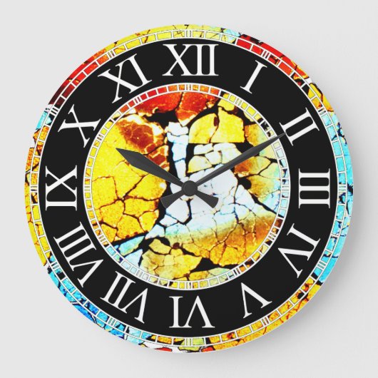 Glassworks Round Wall Clock ラージ壁時計 (正面)