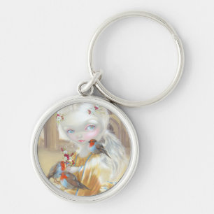 "Glastonburyの大修道院" Keychainの天使 キーホルダー