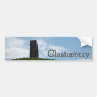Glastonburyの岩山のバンパーステッカー バンパーステッカー