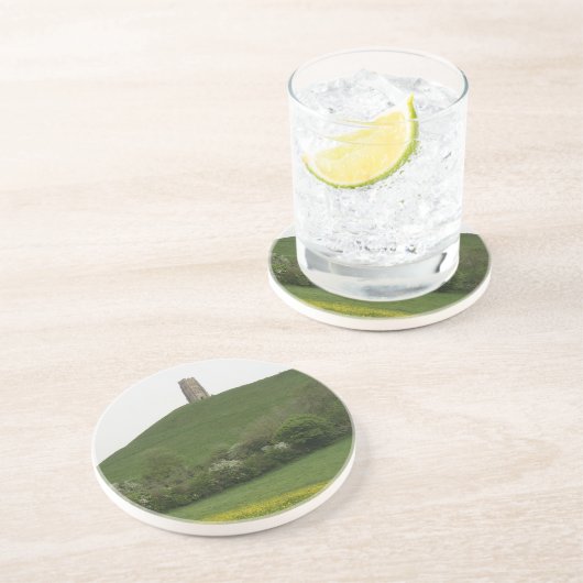 Glastonburyの岩山 コースター (側面)