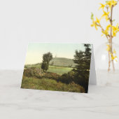 Glastonburyの岩山、サマセット州、イギリス カード (黄色い花)