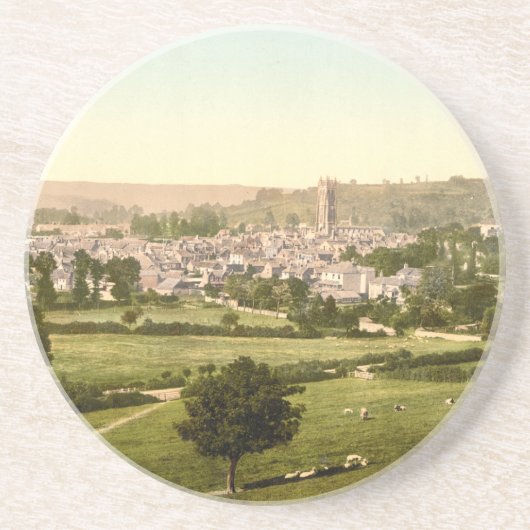 Glastonbury、サマセット州、イギリス コースター (正面)