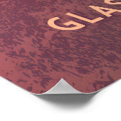 Glastonbury Tor Travel Poster ポスター (角)