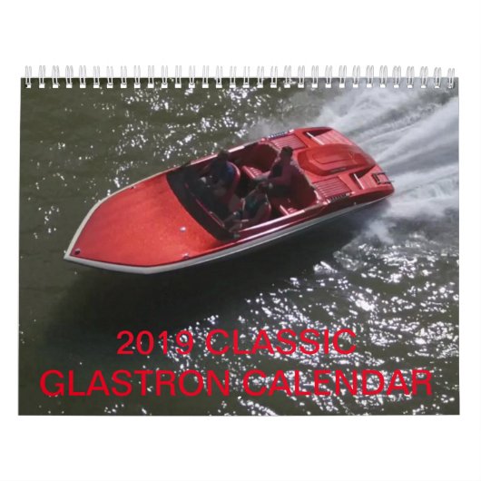 Glastronの2019年のクラシックなカレンダー カレンダー (カバー)