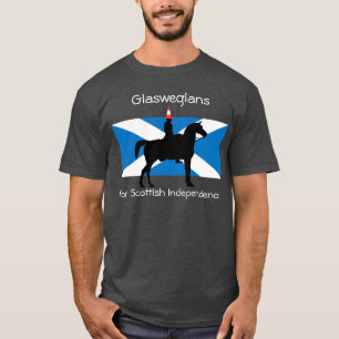 Glaswegianのスコットランドの独立Tシャツ Tシャツ