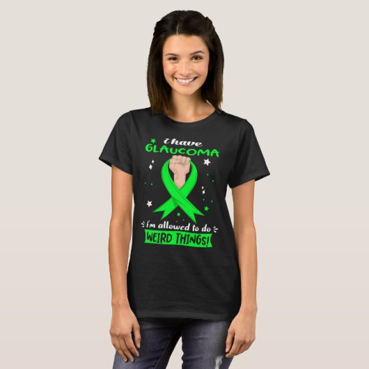 Glaucoma Awareness Month Ribbon Gifts Tシャツ (正面フル)