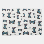 Glaucopsyche arion – 大きな青い蝶 キッチンタオル (横)