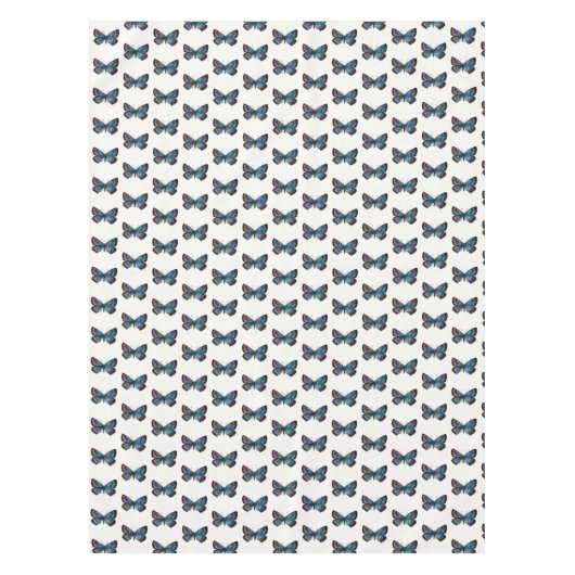 Glaucopsyche arion – 大きな青い蝶 テーブルクロス (正面)