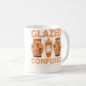 Glazed  Confused Ceramics Artist Pottery コーヒーマグカップ (正面右)