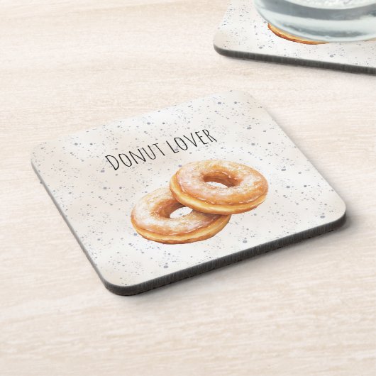 Glazed Donuts Sweet Treats コースター (左側)