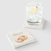 Glazed Donuts Sweet Treats ストーンコースター (横)