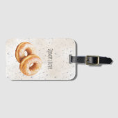 Glazed Donuts Sweet Treats ラゲッジタグ (正面横)