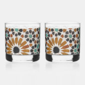 Glazen met Marrakech mozaïk ウイスキーグラス (裏面)