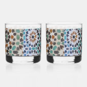 Glazen met Marrakech mozaïk ウイスキーグラス (右)