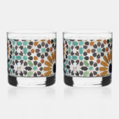 Glazen met Marrakech mozaïk ウイスキーグラス (左)