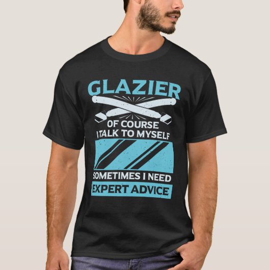 Glazierおもしろい Window Glassインストーラギフト Tシャツ (正面)