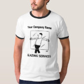 Glazing Services Cartoon Tシャツ (正面)