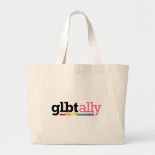 GLBTの同盟国のバッグ ラージトートバッグ