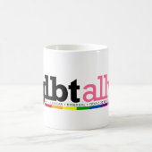 GLBTの同盟国のマグ コーヒーマグカップ (中央)