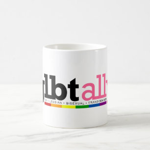 GLBTの同盟国のマグ コーヒーマグカップ