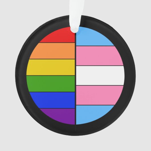 GLBTの団結のオーナメント オーナメント (正面)