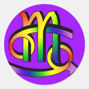 GLBTの蟹座及び蠍座 ラウンドシール