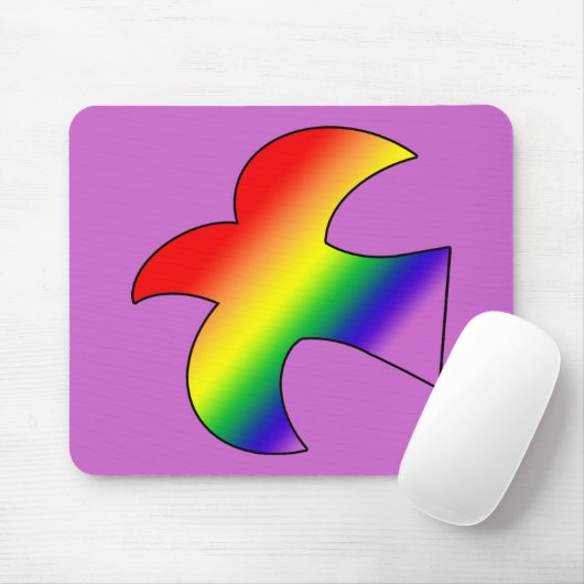 GLBTの鳩 マウスパッド (マウス)