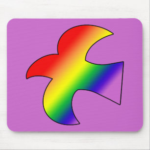 GLBTの鳩 マウスパッド